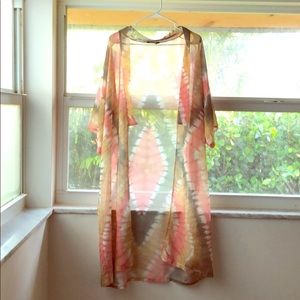 Tie dye kimono